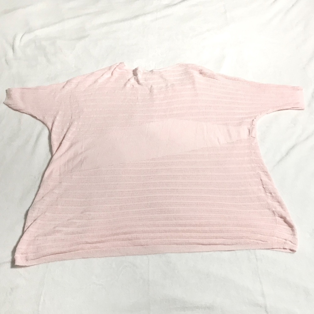 HP🎉 White House|Black Market Pink Knit Blouse XL - Picture 2 of 4